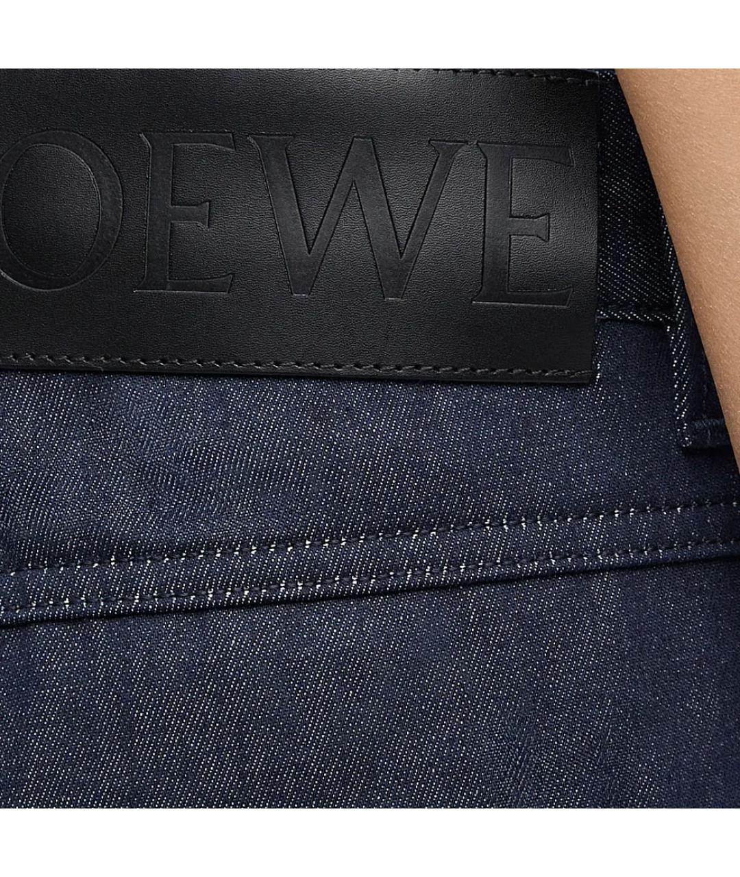 LOEWE Синие прямые джинсы, фото 5