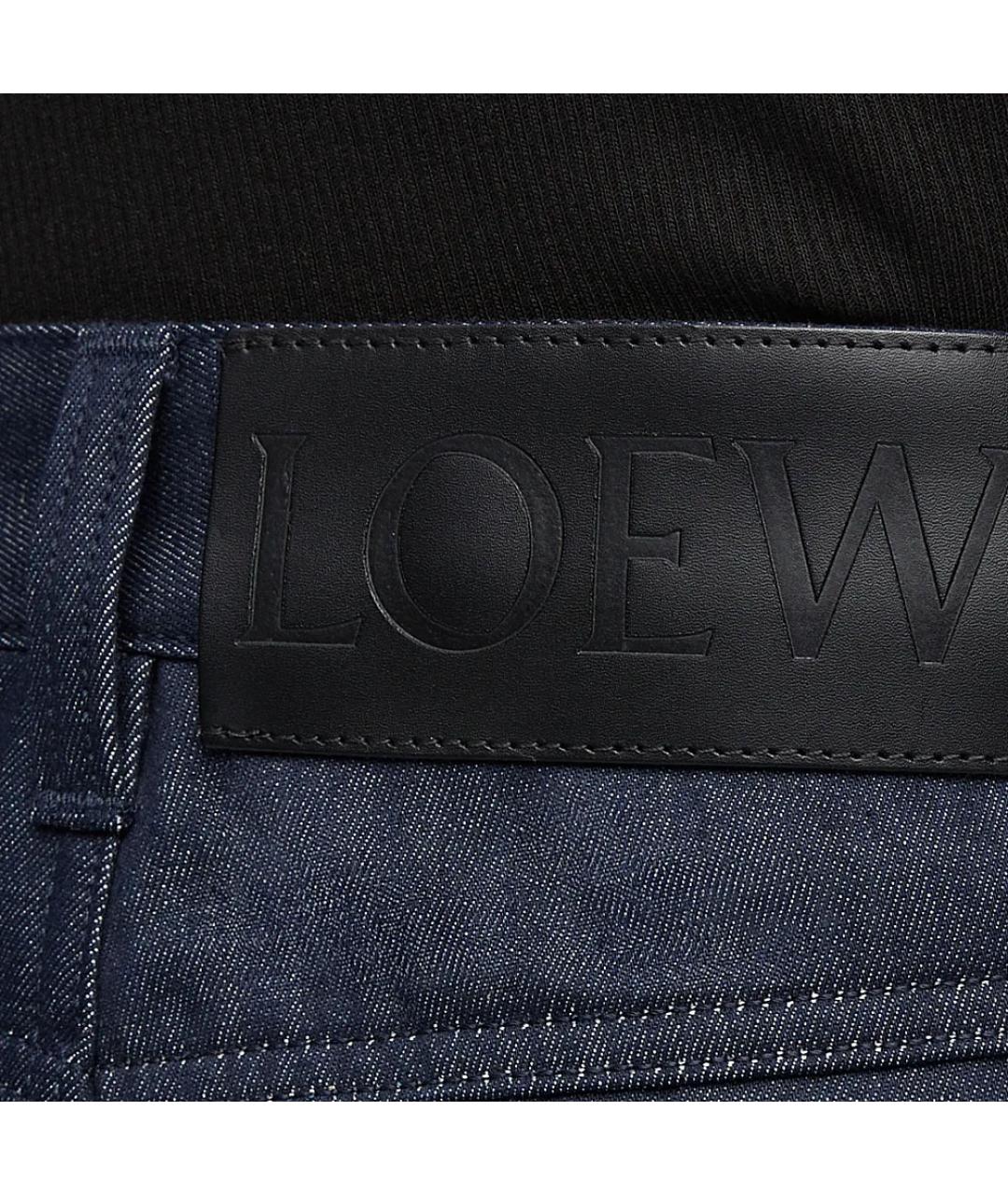 LOEWE Синие прямые джинсы, фото 4