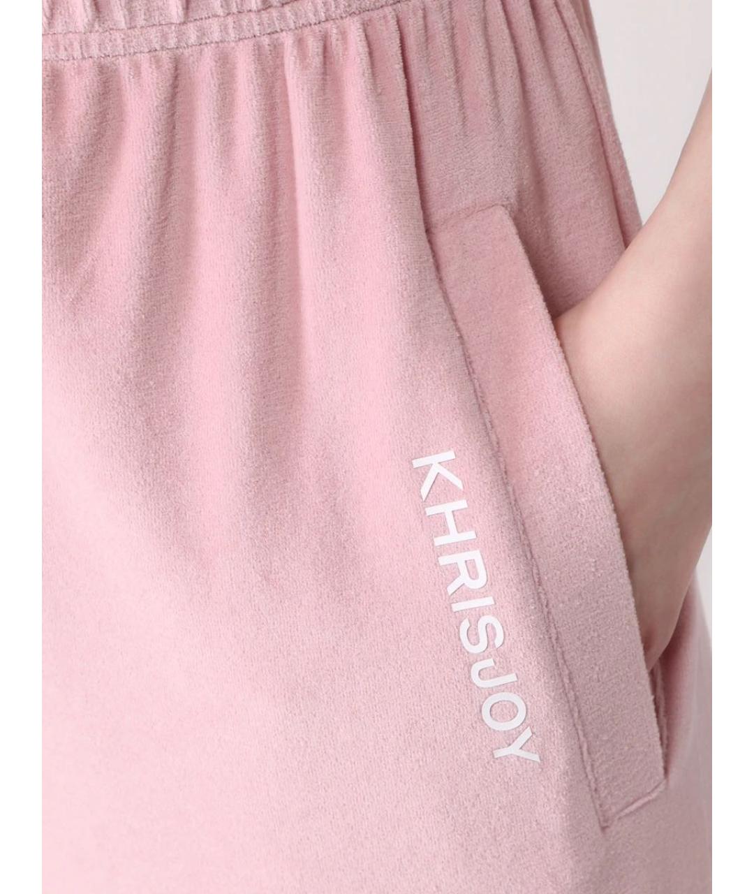 KHRISJOY Розовый полиэстеровый спортивные костюмы, фото 4