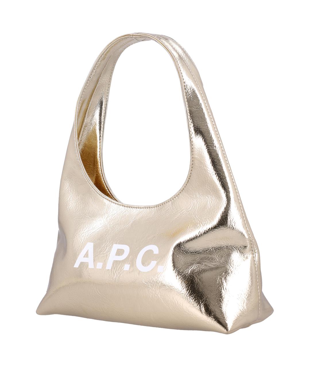 A.P.C. Золотая сумка тоут, фото 3