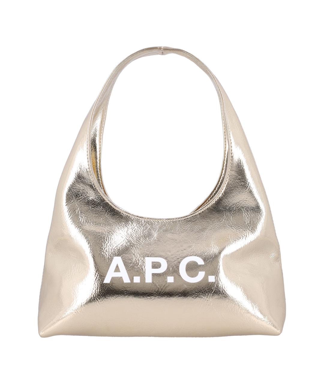 A.P.C. Золотая сумка тоут, фото 1