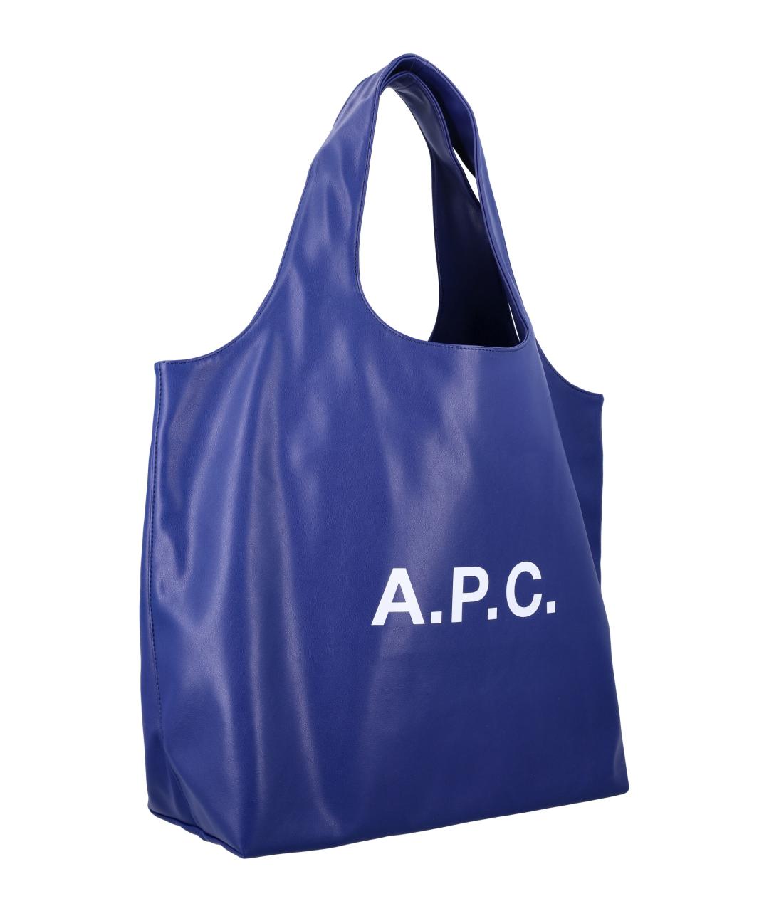 A.P.C. Синяя сумка тоут, фото 2