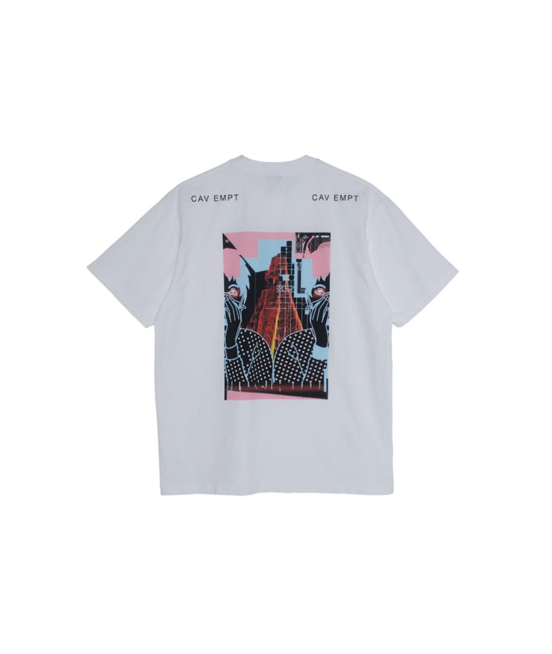 CAV EMPT Белая хлопковая футболка, фото 2