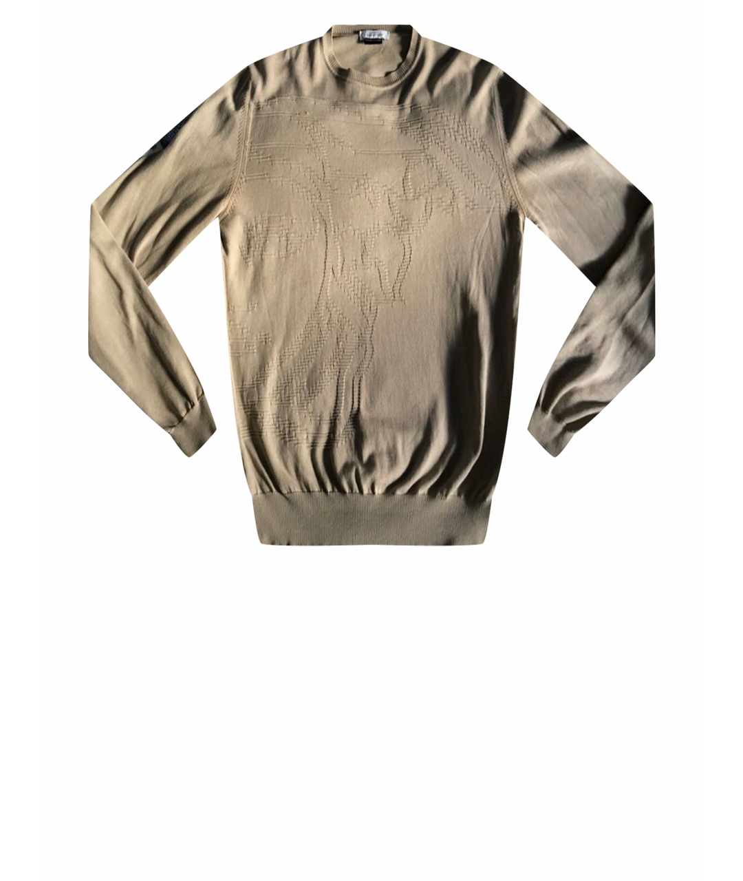VERSACE COLLECTION Бежевый хлопковый джемпер / свитер, фото 1