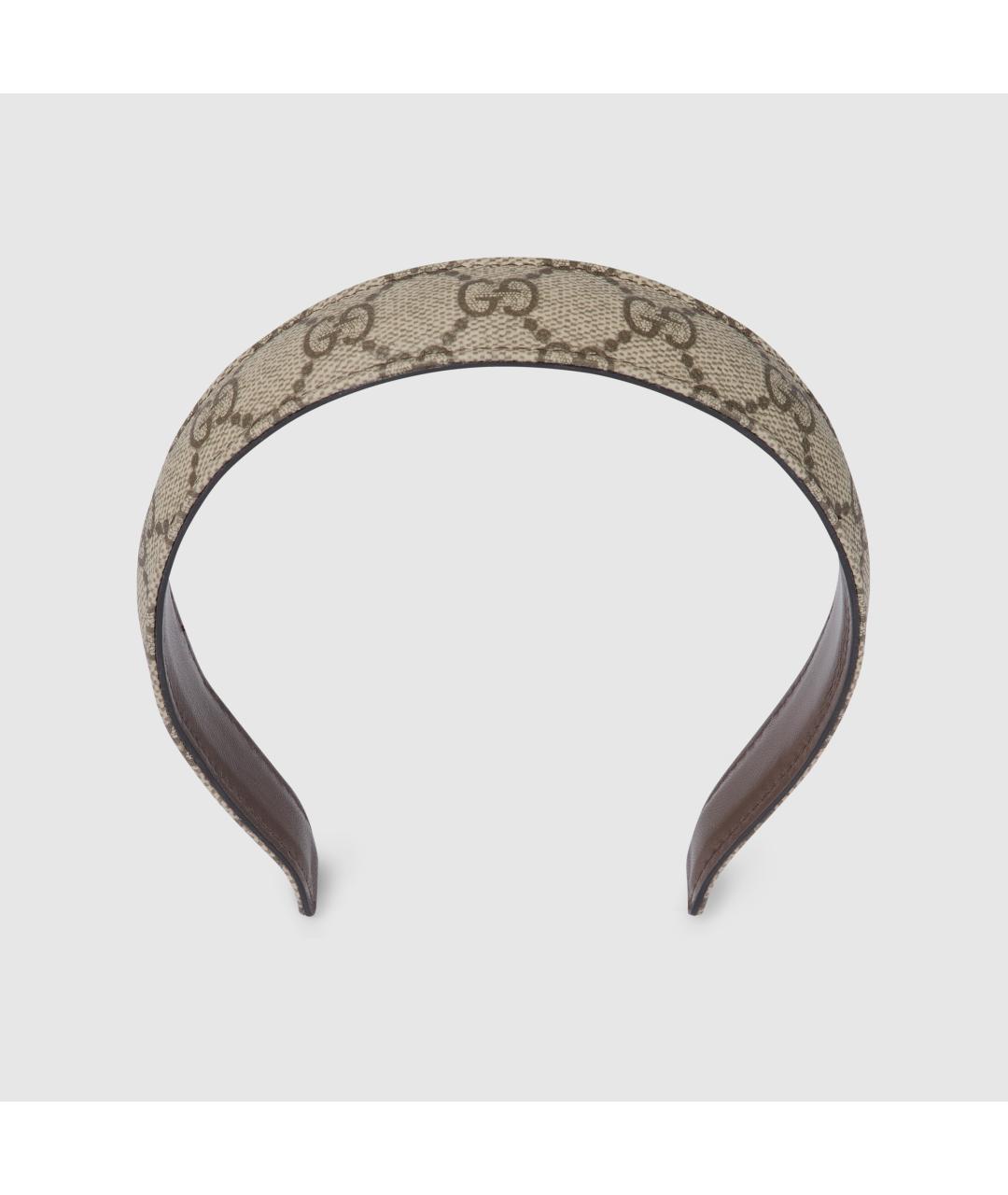 GUCCI Бежевый ободок, фото 3