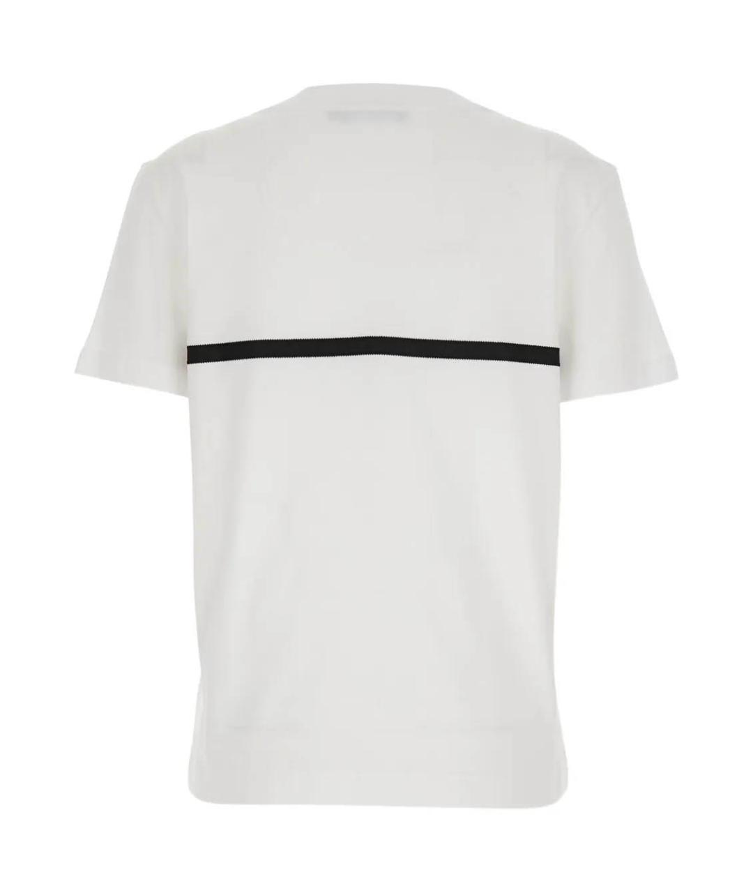 DOLCE&GABBANA Белая хлопковая футболка, фото 2