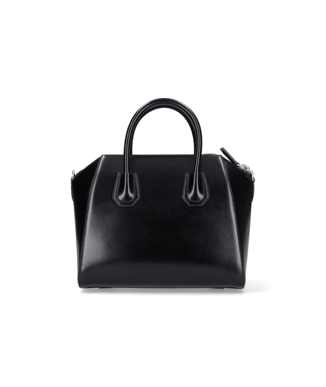 GIVENCHY Черная кожаная сумка тоут, фото 3