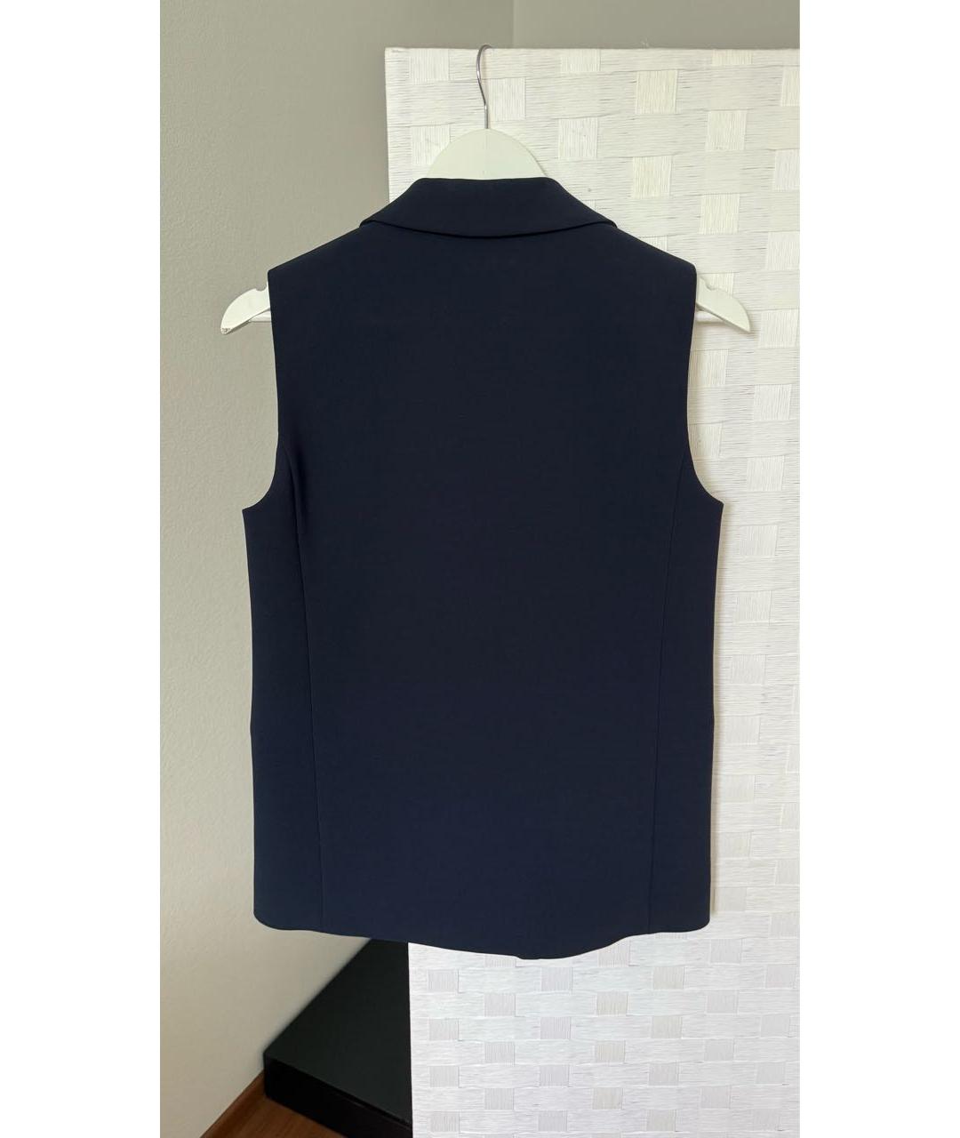 MAX MARA STUDIO Темно-синий жилет, фото 2