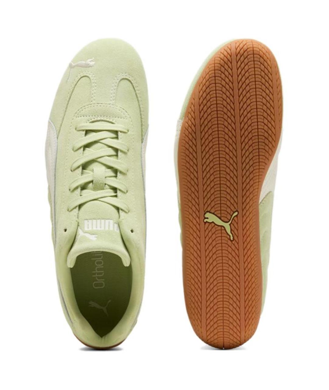 PUMA Салатовые кеды, фото 4