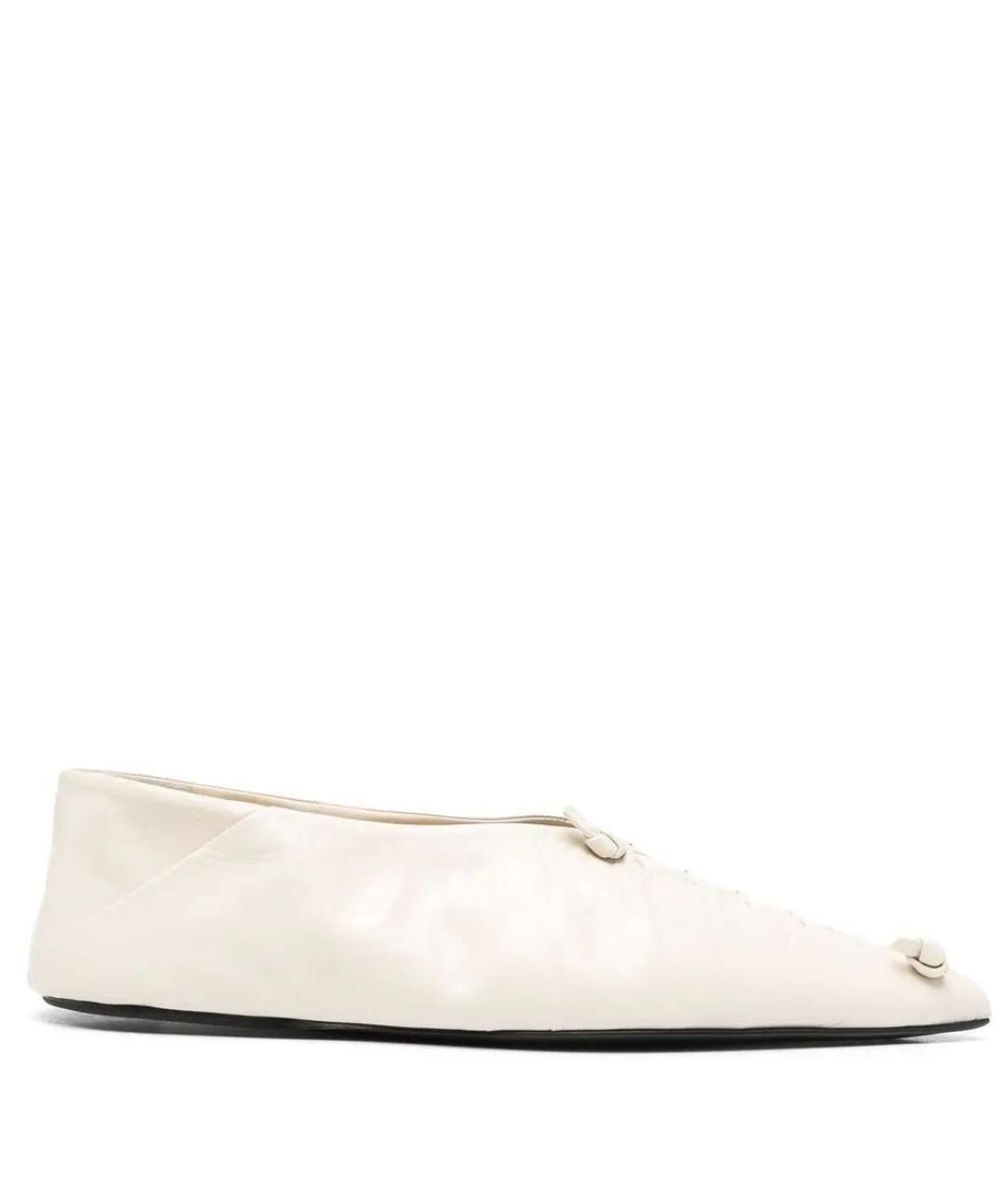 JIL SANDER Кожаные балетки, фото 1