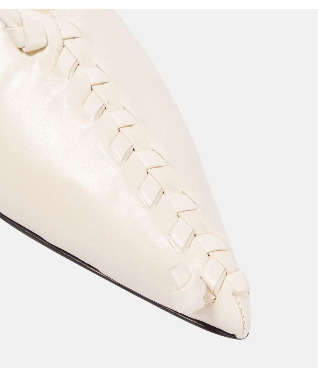 JIL SANDER Кожаные балетки, фото 3