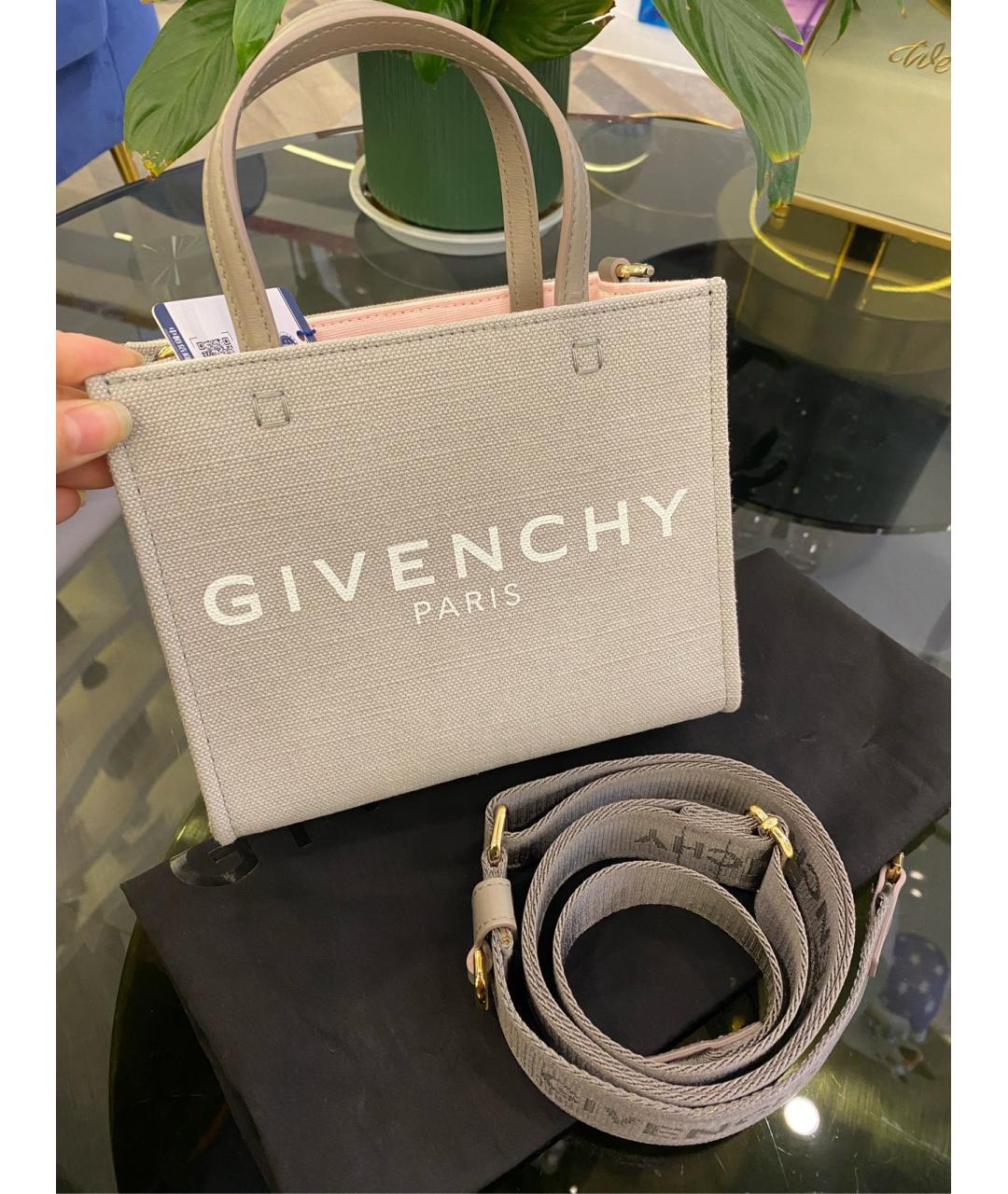 GIVENCHY Серая сумка тоут, фото 6