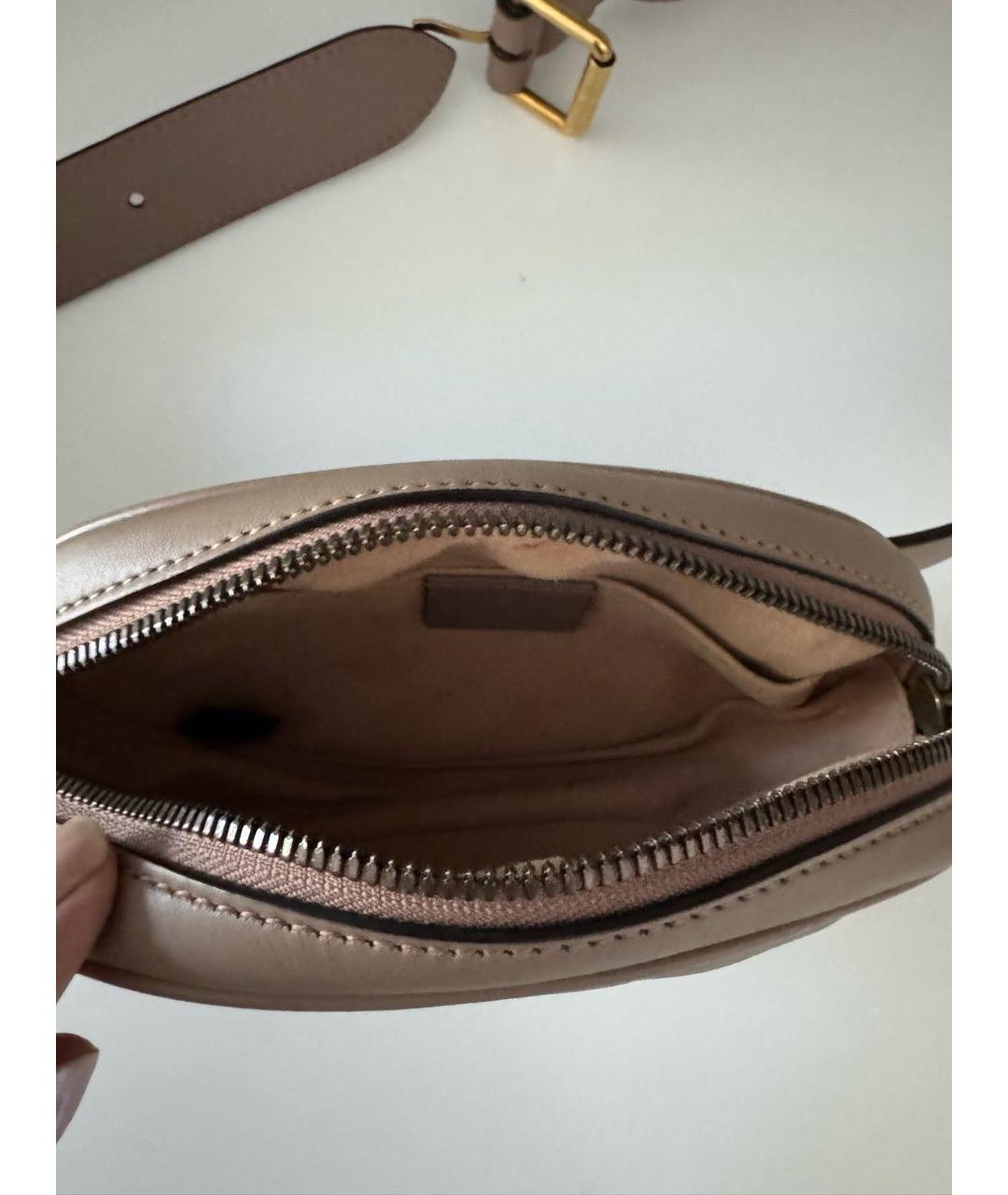 GUCCI Розовая кожаная поясная сумка, фото 5