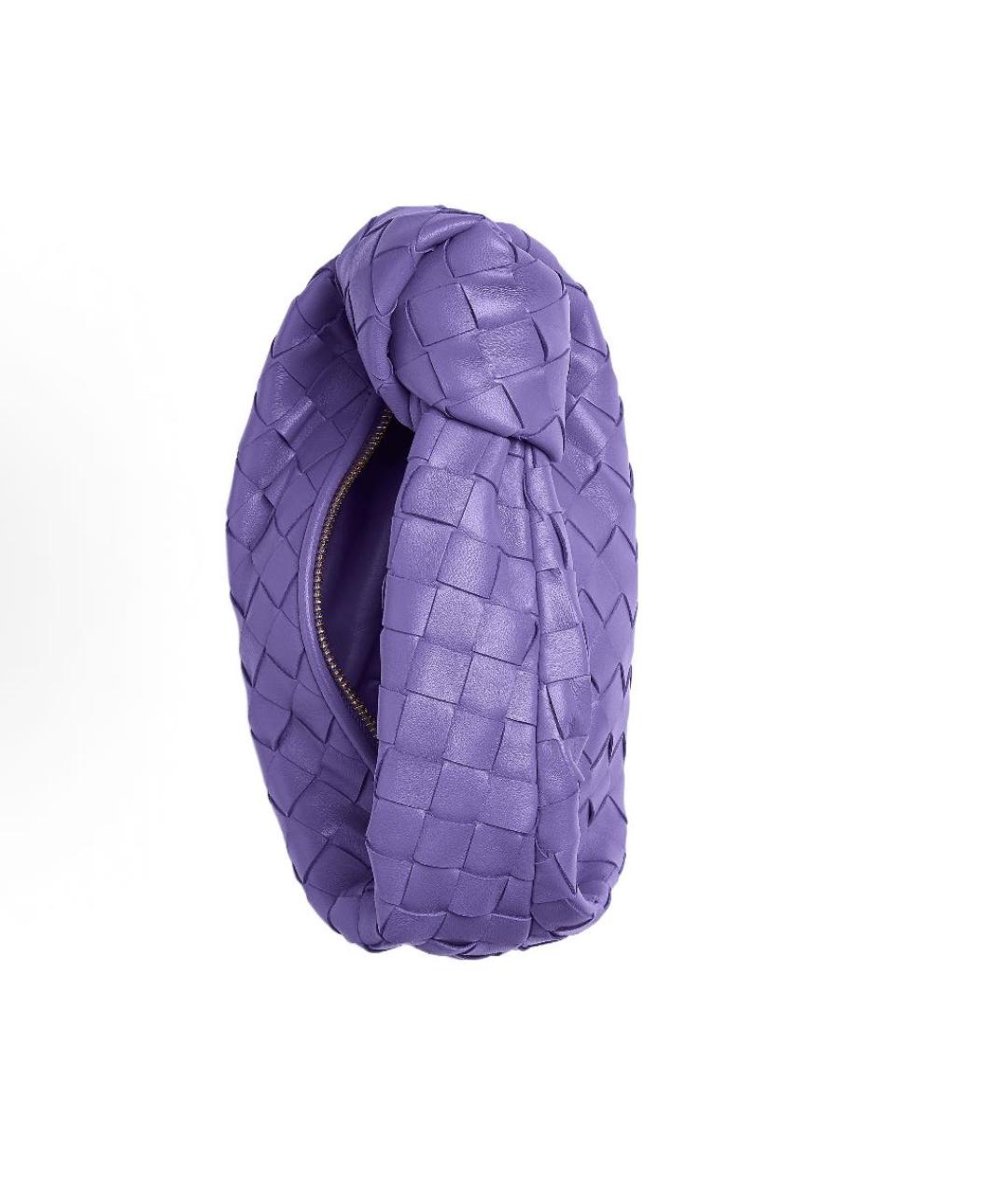 BOTTEGA VENETA Фиолетовая кожаная сумка с короткими ручками, фото 3