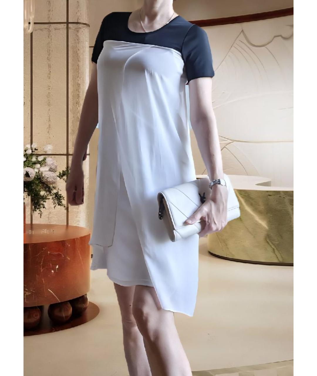 DKNY Белое коктейльное платье, фото 8