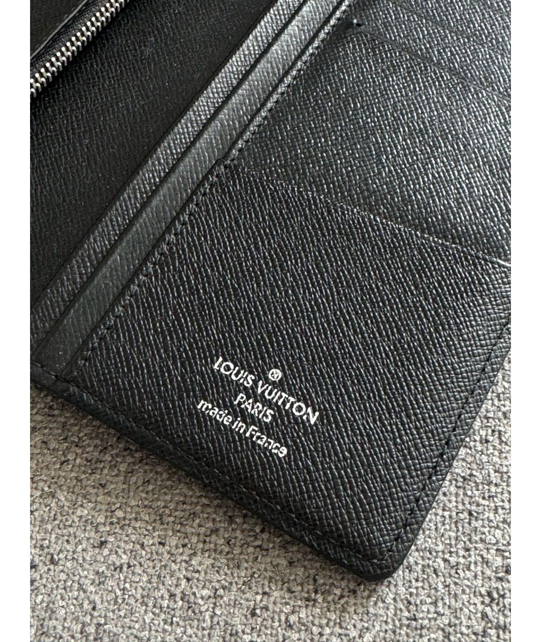 LOUIS VUITTON Черный кошелек, фото 6