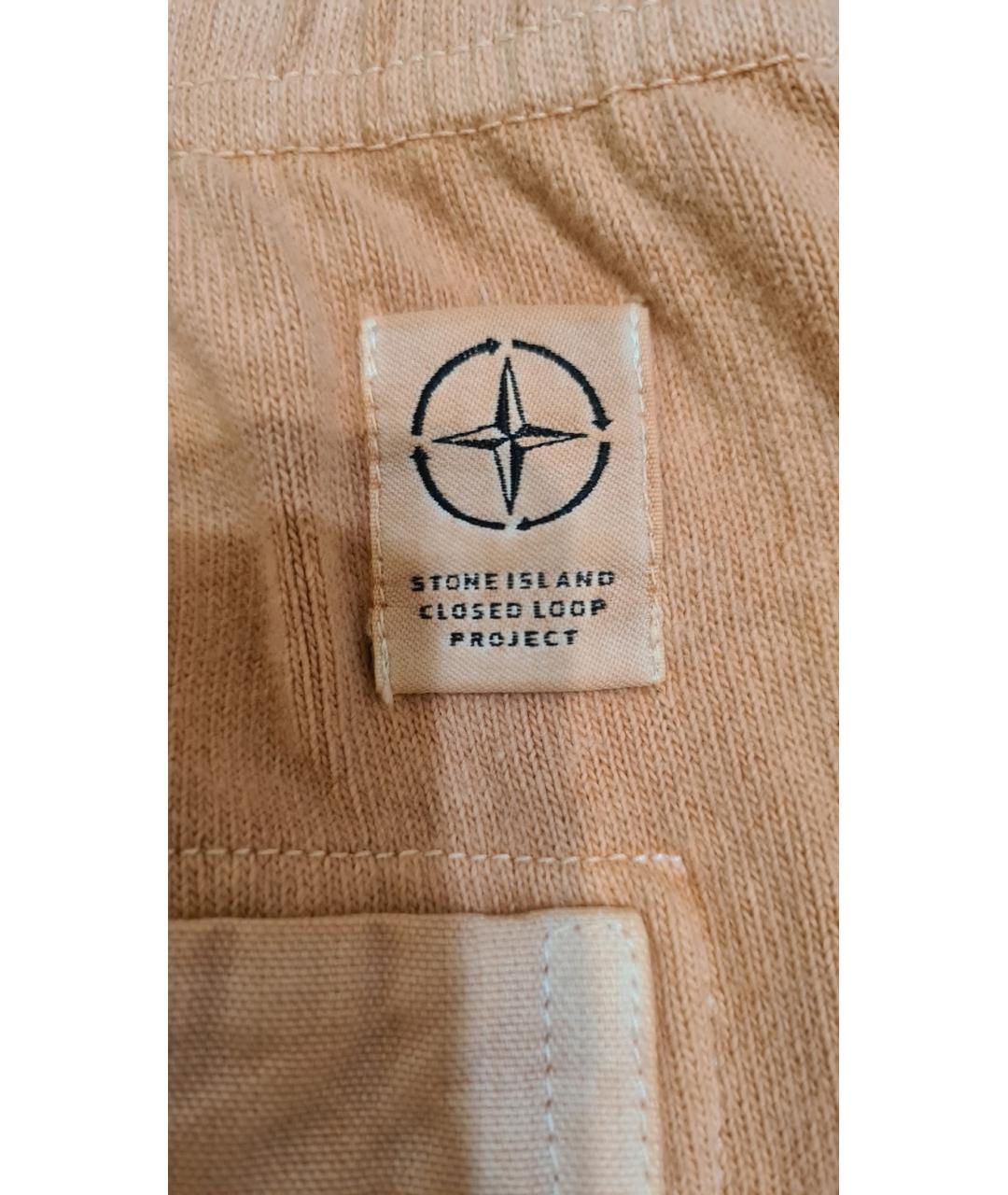 STONE ISLAND Хлопковые повседневные брюки, фото 8