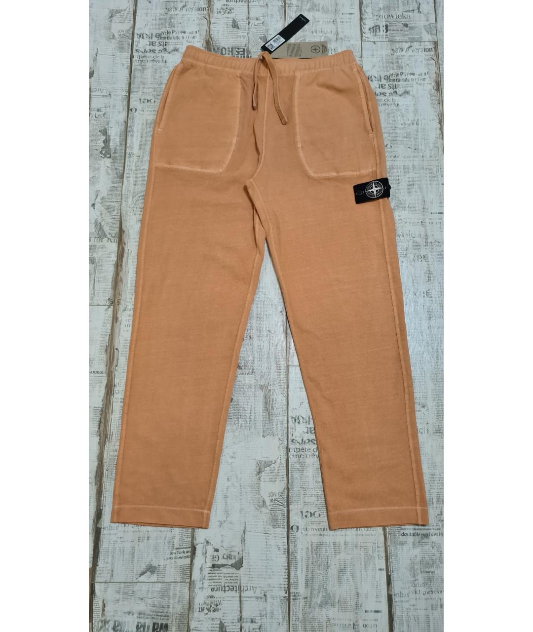 STONE ISLAND Хлопковые повседневные брюки, фото 10