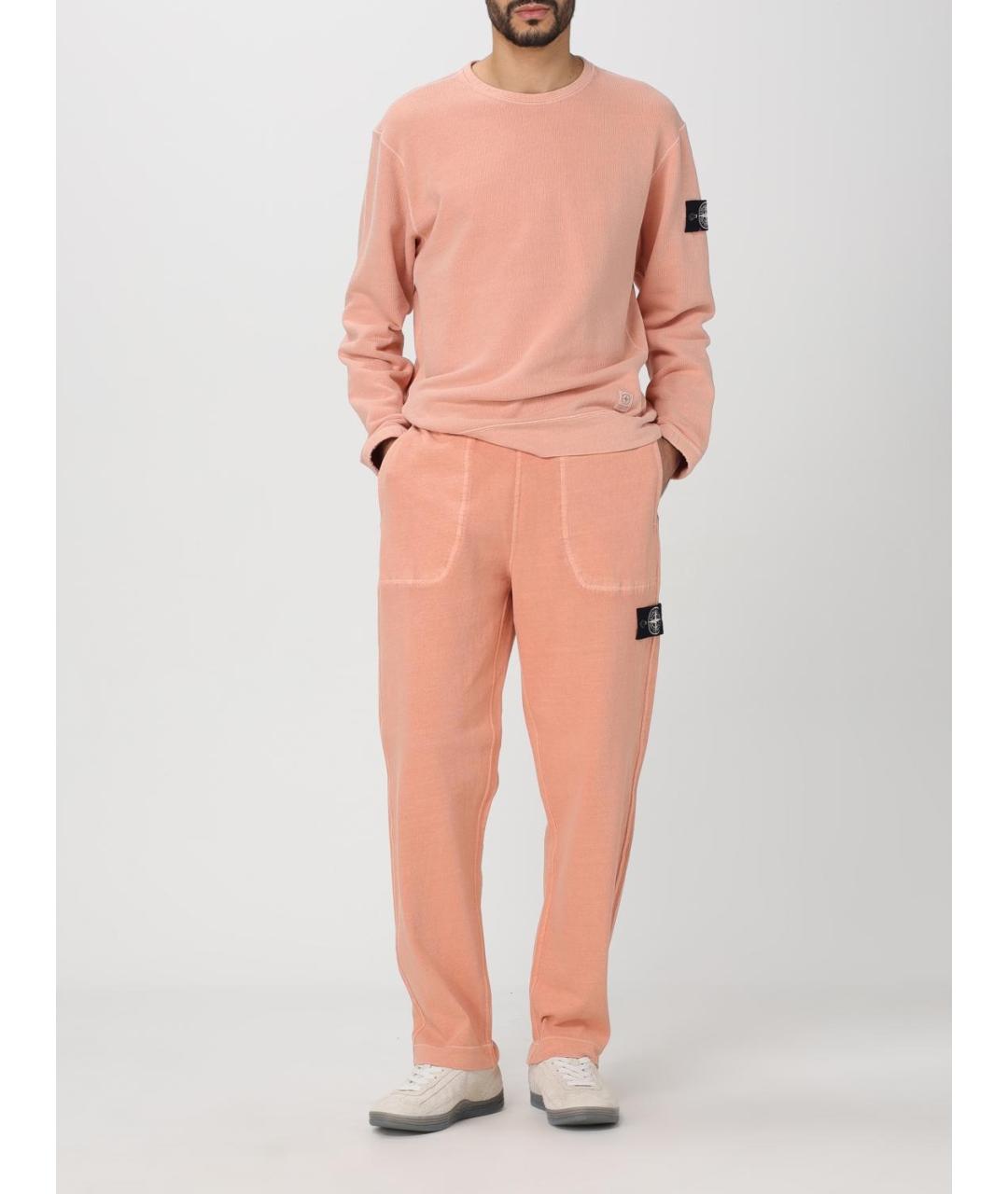 STONE ISLAND Хлопковые повседневные брюки, фото 2