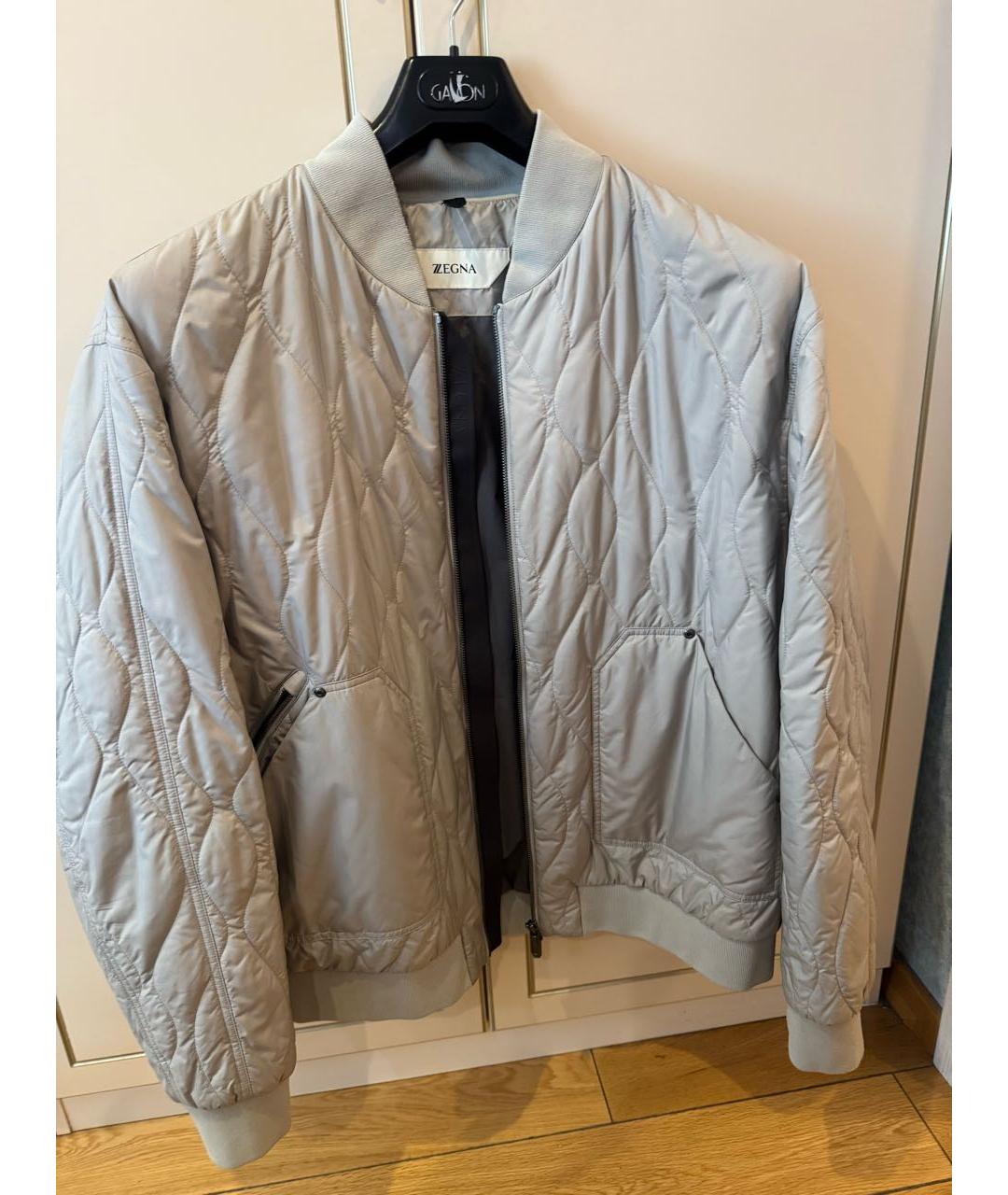 ZEGNA Бежевая полиамидовая куртка, фото 9