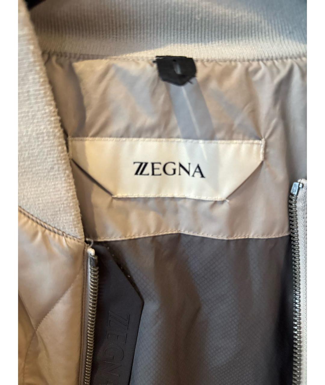 ZEGNA Бежевая полиамидовая куртка, фото 3