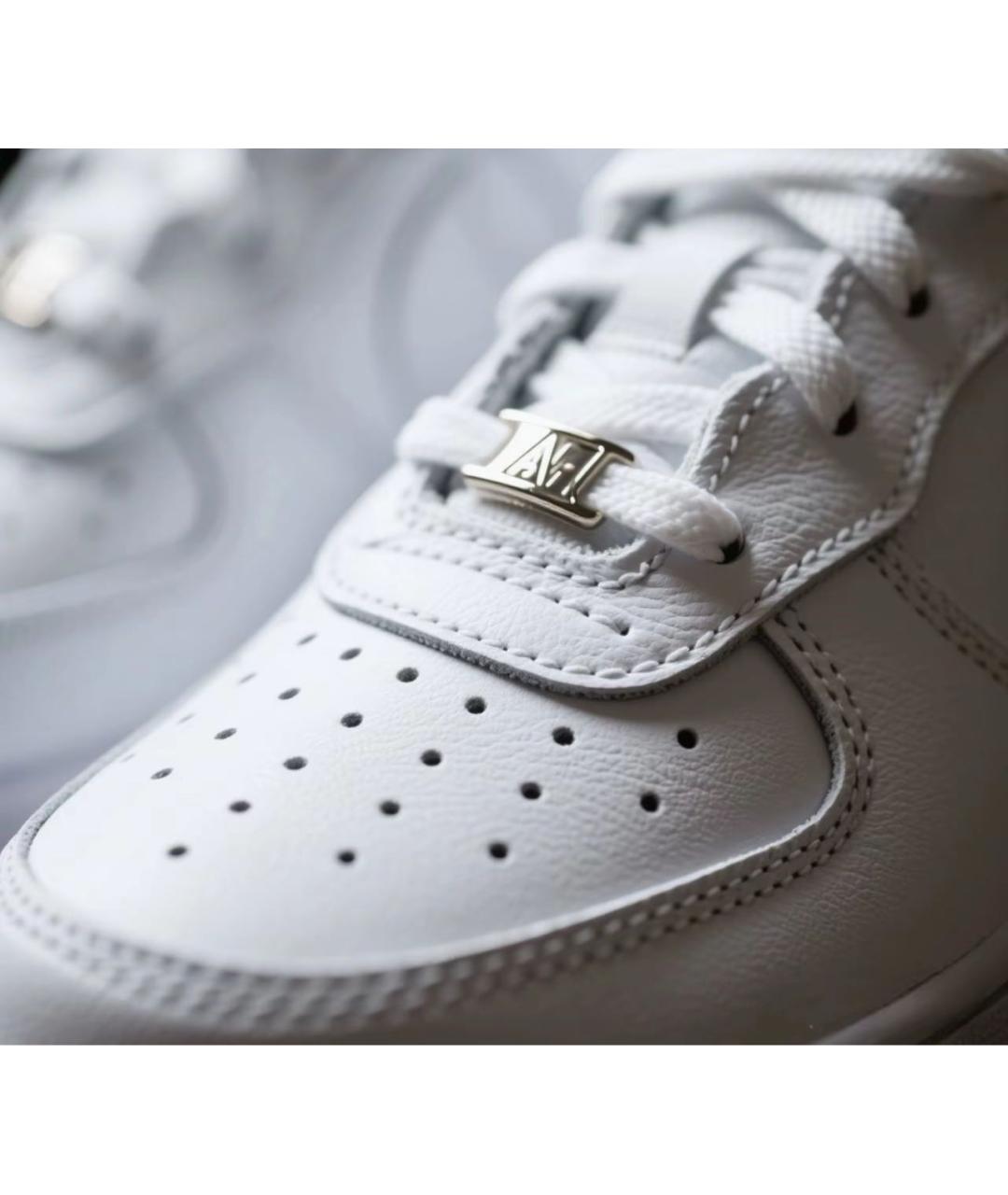 NIKE Белые кеды из искусственной кожи, фото 2