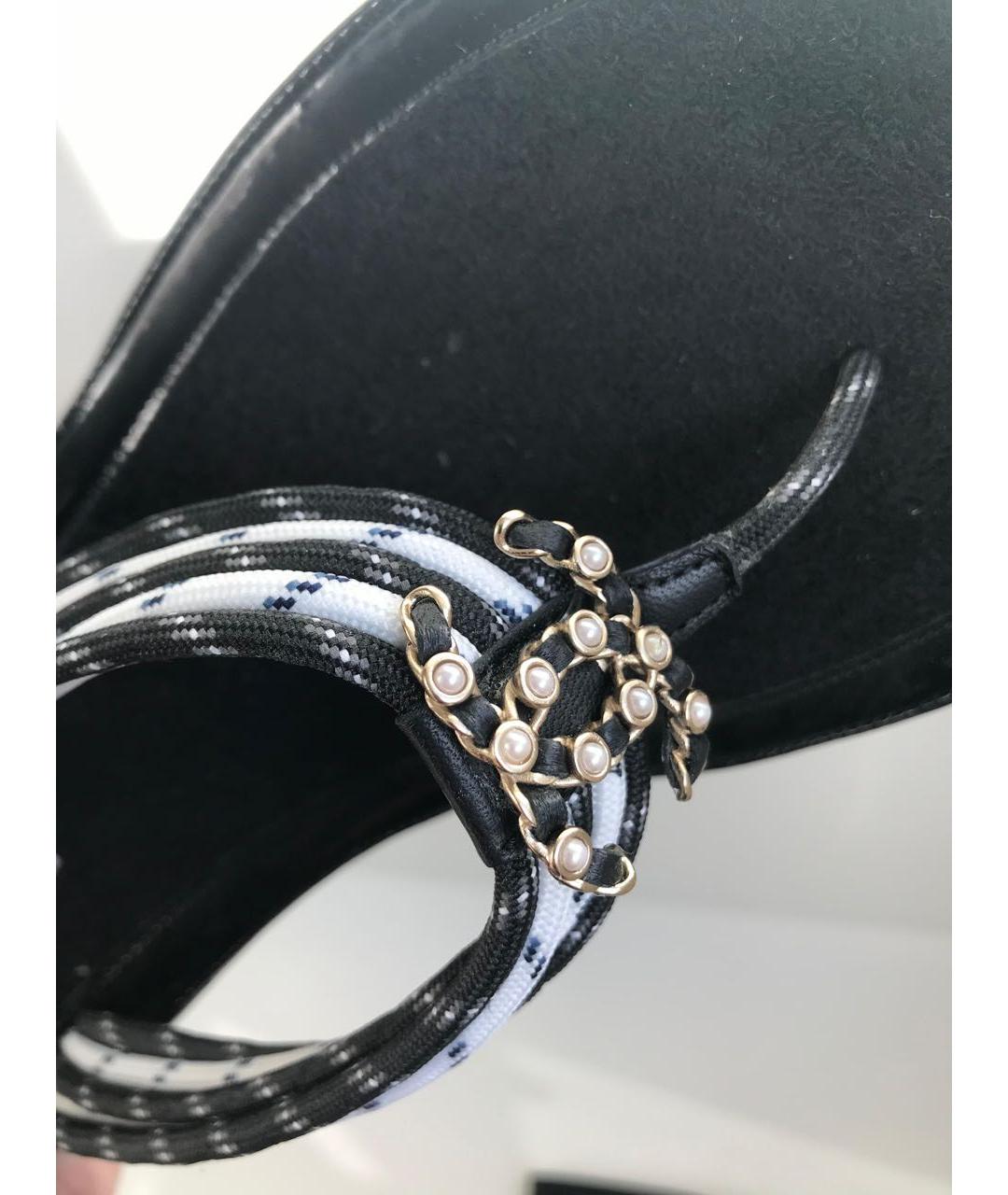CHANEL Черные мюли, фото 5
