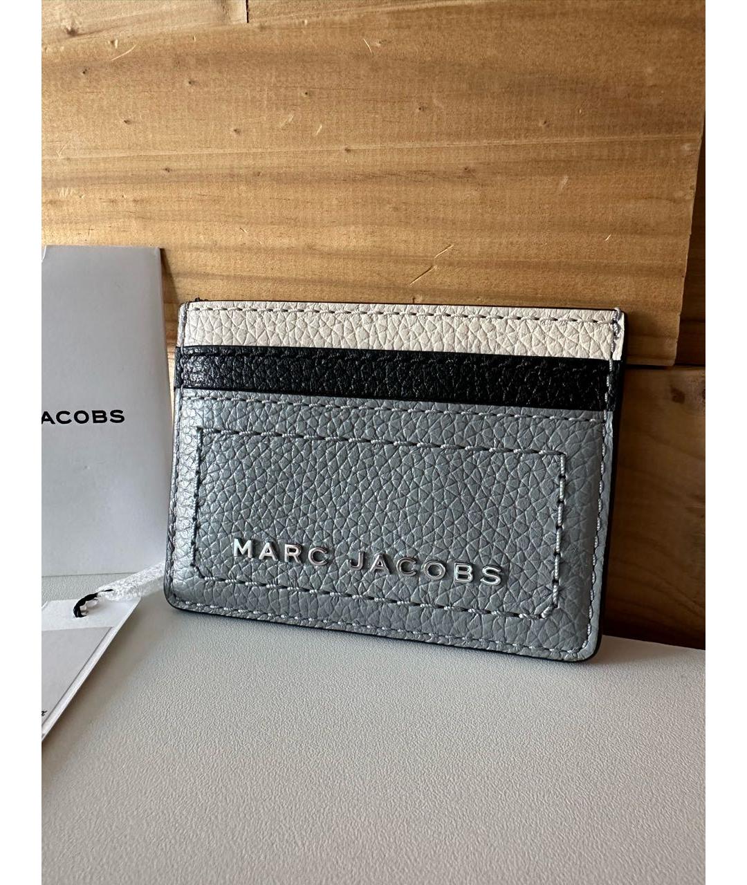 MARC JACOBS Серый кожаный кардхолдер, фото 2