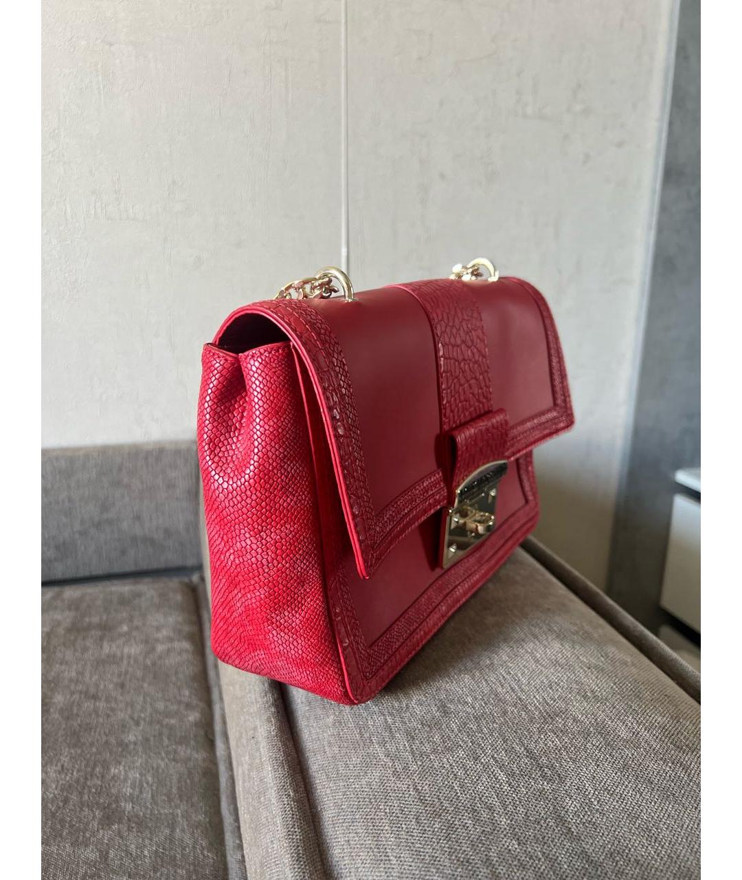 LOVE MOSCHINO Красная сумка через плечо из искусственной кожи, фото 2