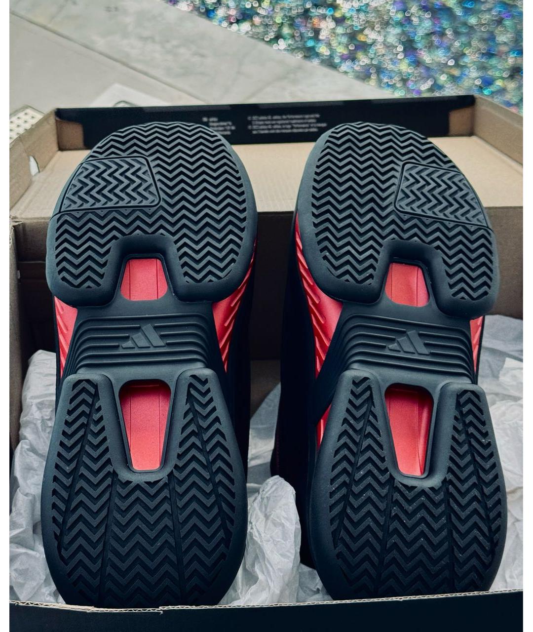 ADIDAS Черные нубуковые кроссовки, фото 7