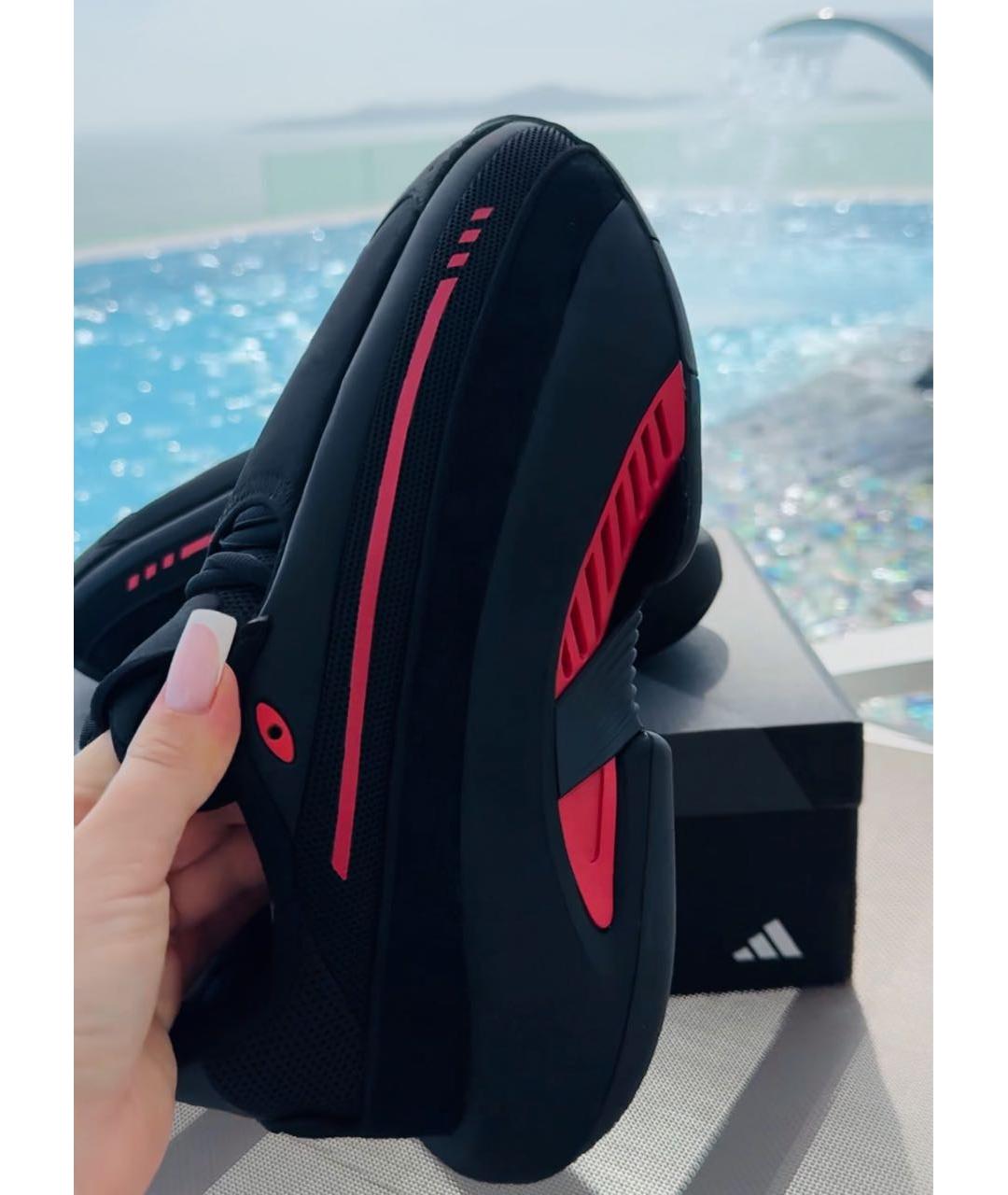 ADIDAS Черные нубуковые кроссовки, фото 8