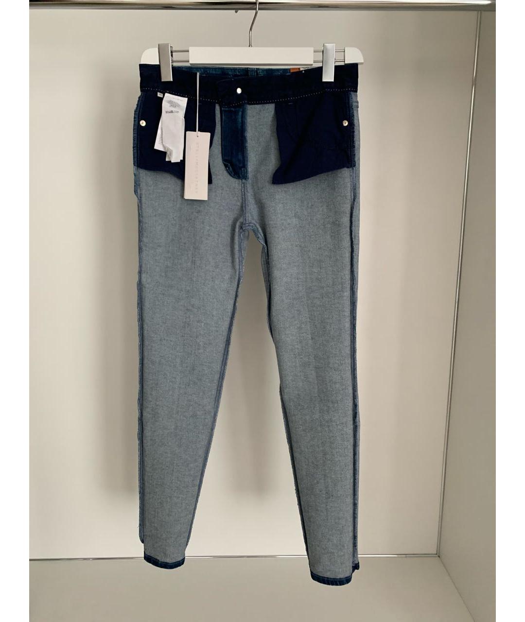 STELLA MCCARTNEY Синие хлопковые прямые джинсы, фото 3