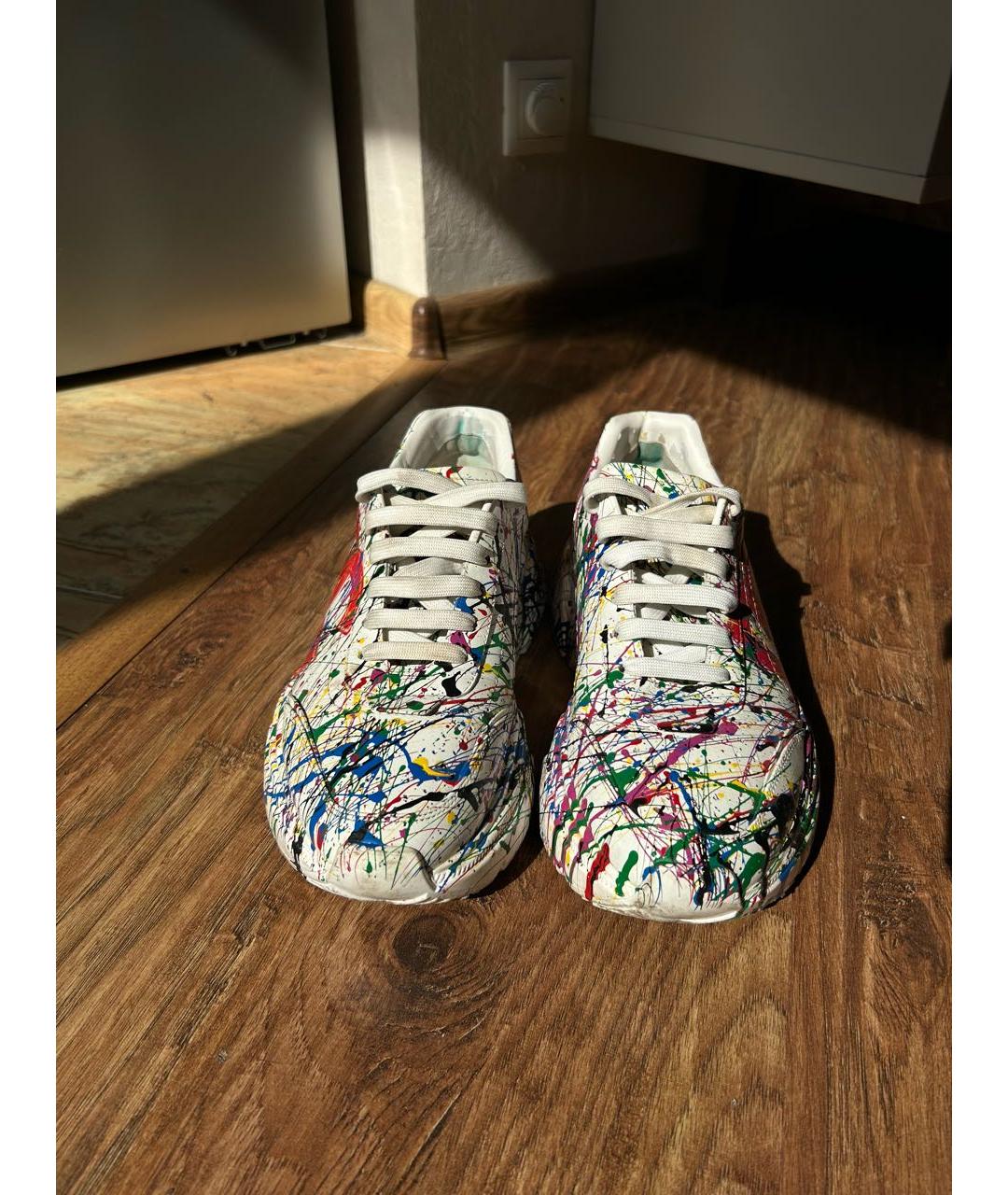 DOLCE&GABBANA Мульти кожаные низкие кроссовки / кеды, фото 2
