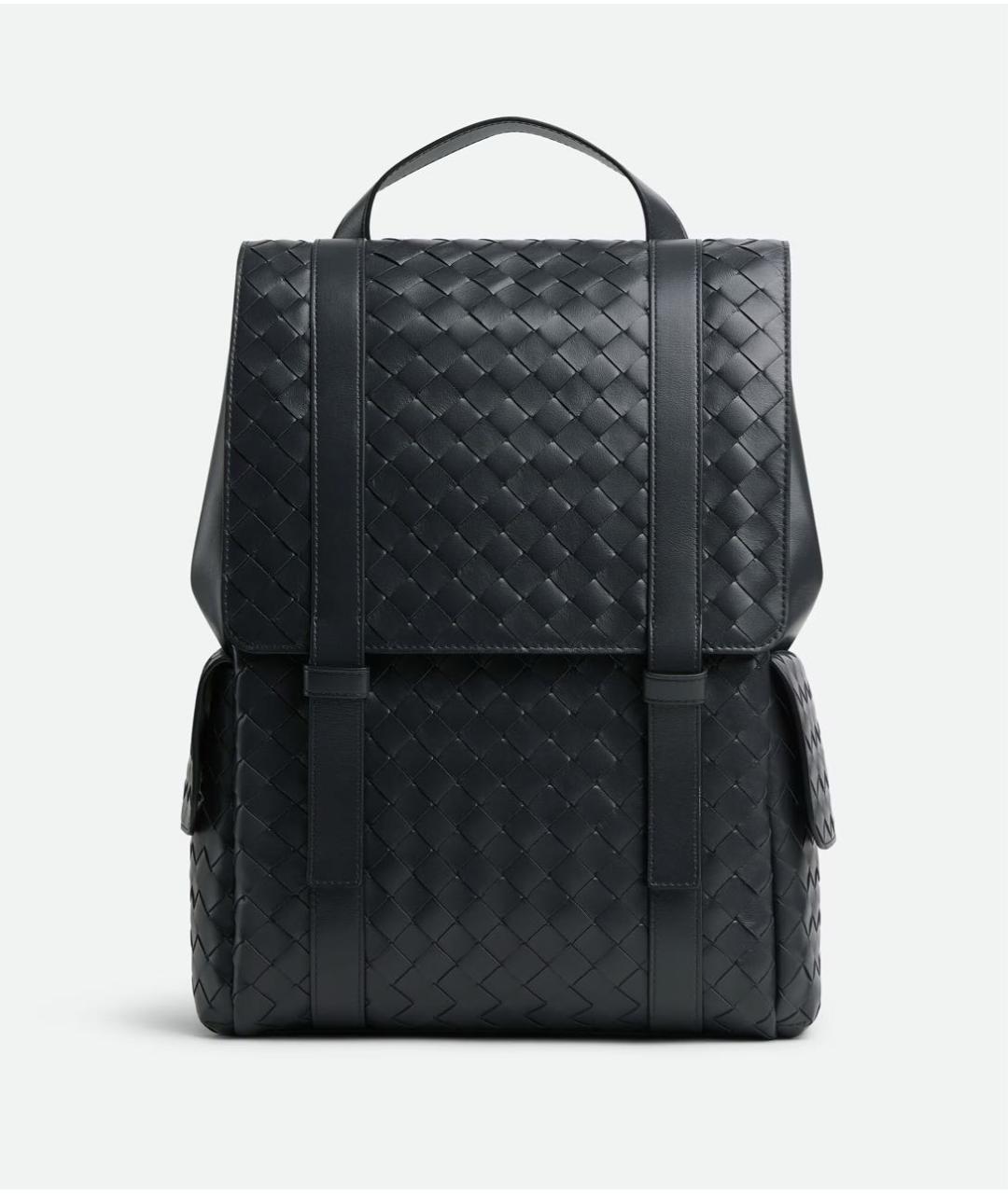 BOTTEGA VENETA Черный кожаный рюкзак, фото 7