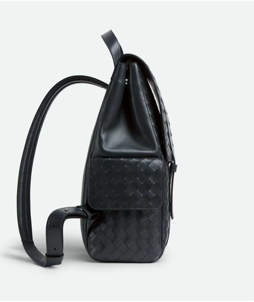 BOTTEGA VENETA Черный кожаный рюкзак, фото 2