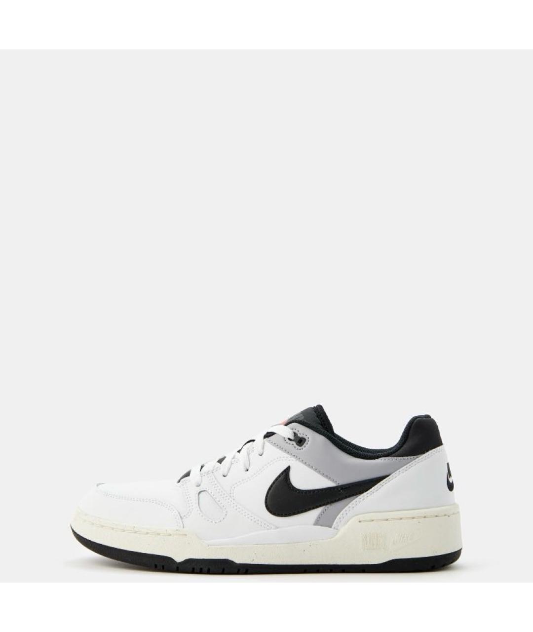 NIKE Белые кожаные низкие кроссовки / кеды, фото 2