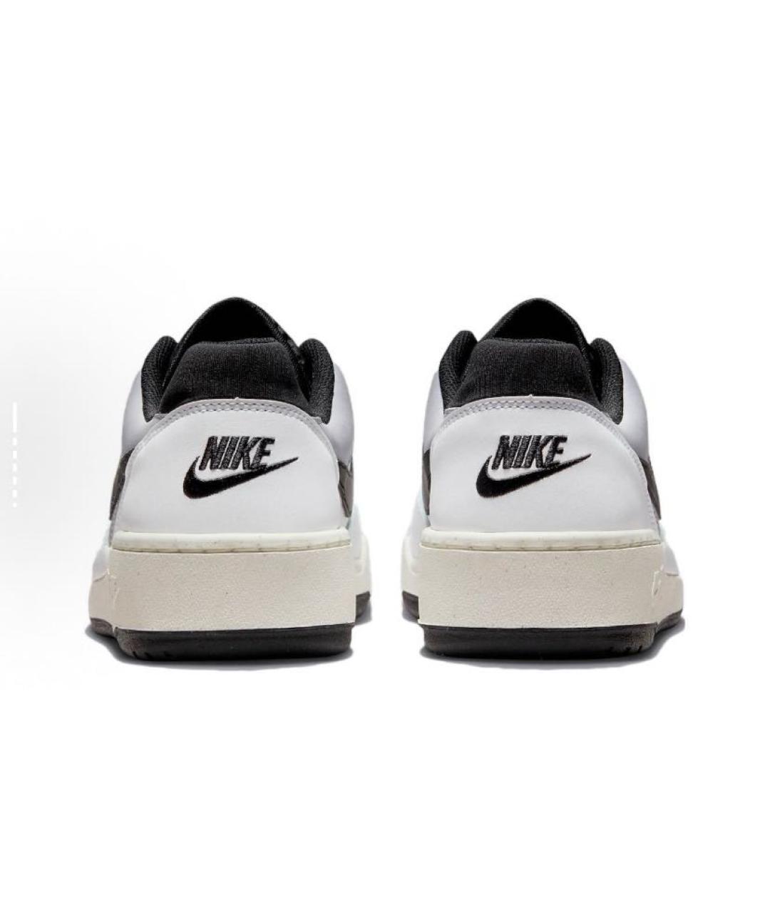 NIKE Белые кожаные низкие кроссовки / кеды, фото 6