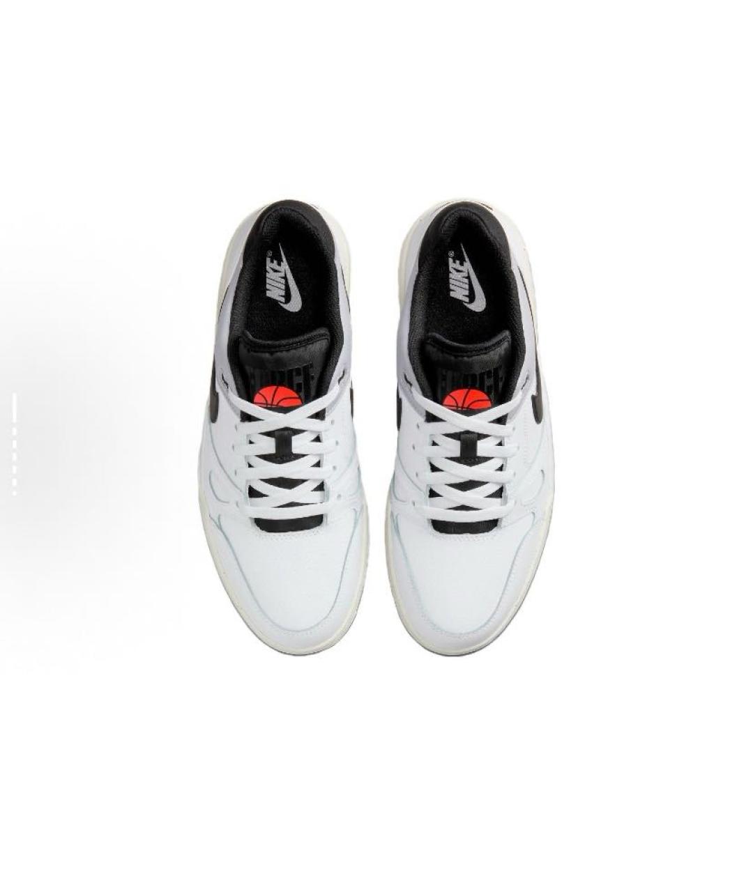 NIKE Белые кожаные низкие кроссовки / кеды, фото 5