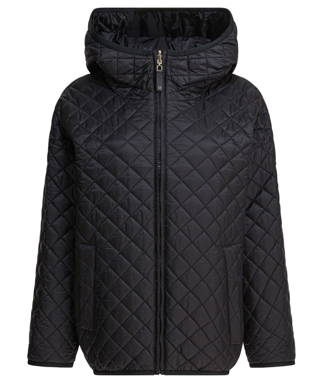 MAX MARA Черная полиэстеровая куртка, фото 1