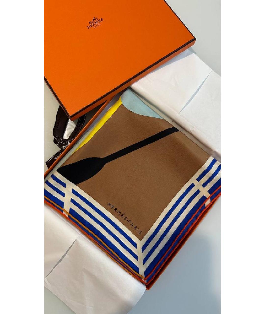 HERMES Шелковый платок, фото 2