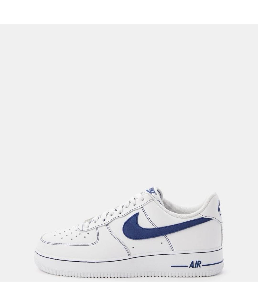 NIKE Белые кожаные низкие кроссовки / кеды, фото 2