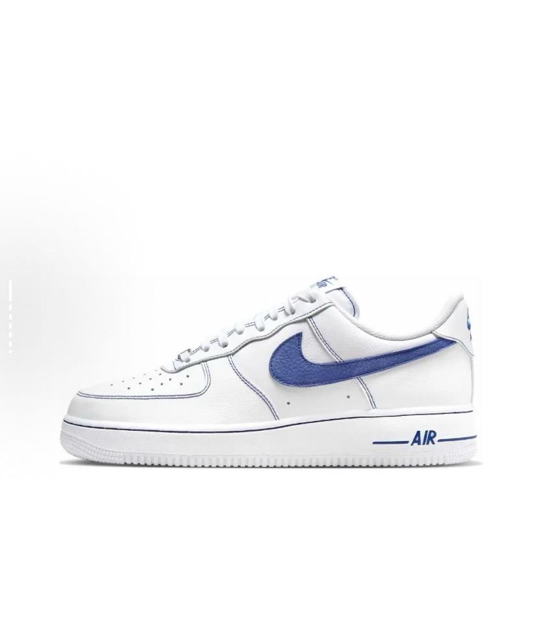 NIKE Белые кожаные низкие кроссовки / кеды, фото 3