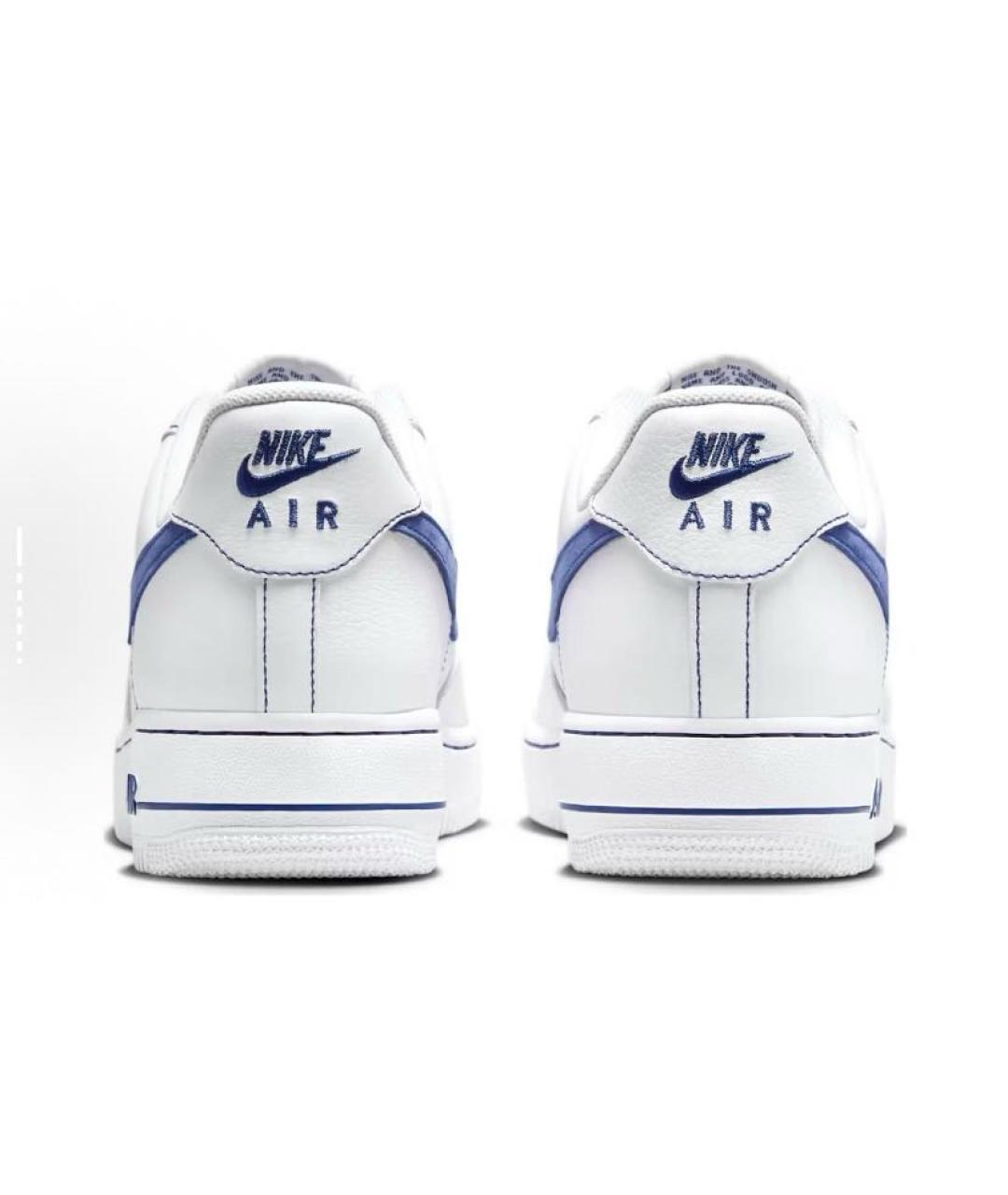 NIKE Белые кожаные низкие кроссовки / кеды, фото 5