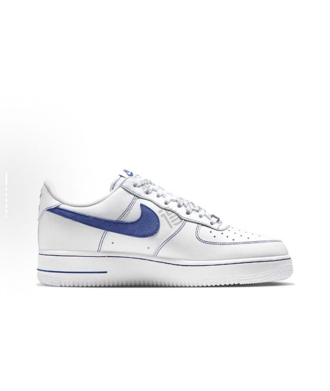NIKE Белые кожаные низкие кроссовки / кеды, фото 7
