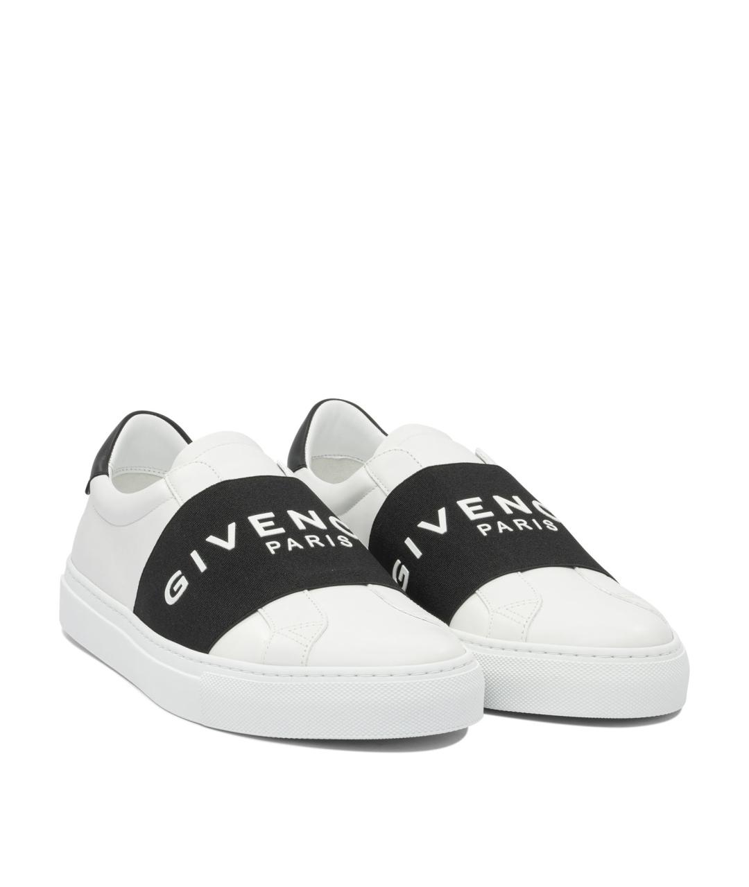 GIVENCHY Белые кожаные слипоны, фото 2