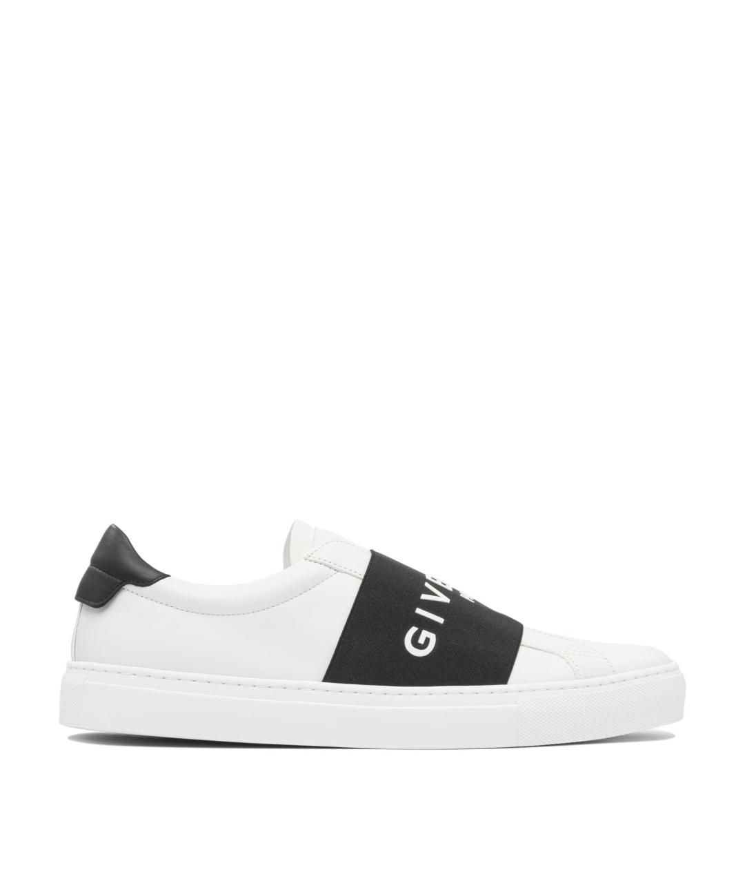 GIVENCHY Белые кожаные слипоны, фото 1