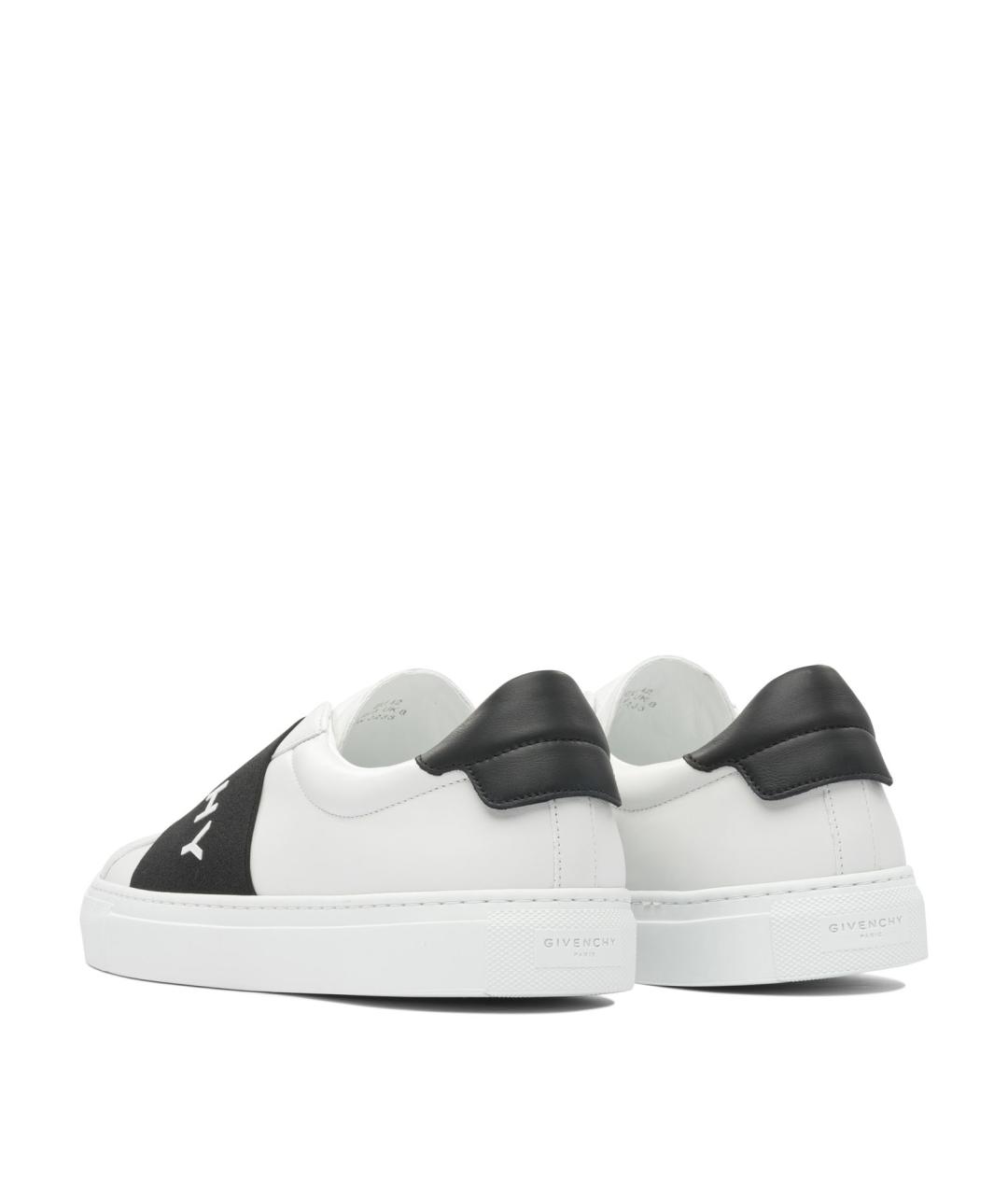 GIVENCHY Белые кожаные слипоны, фото 4