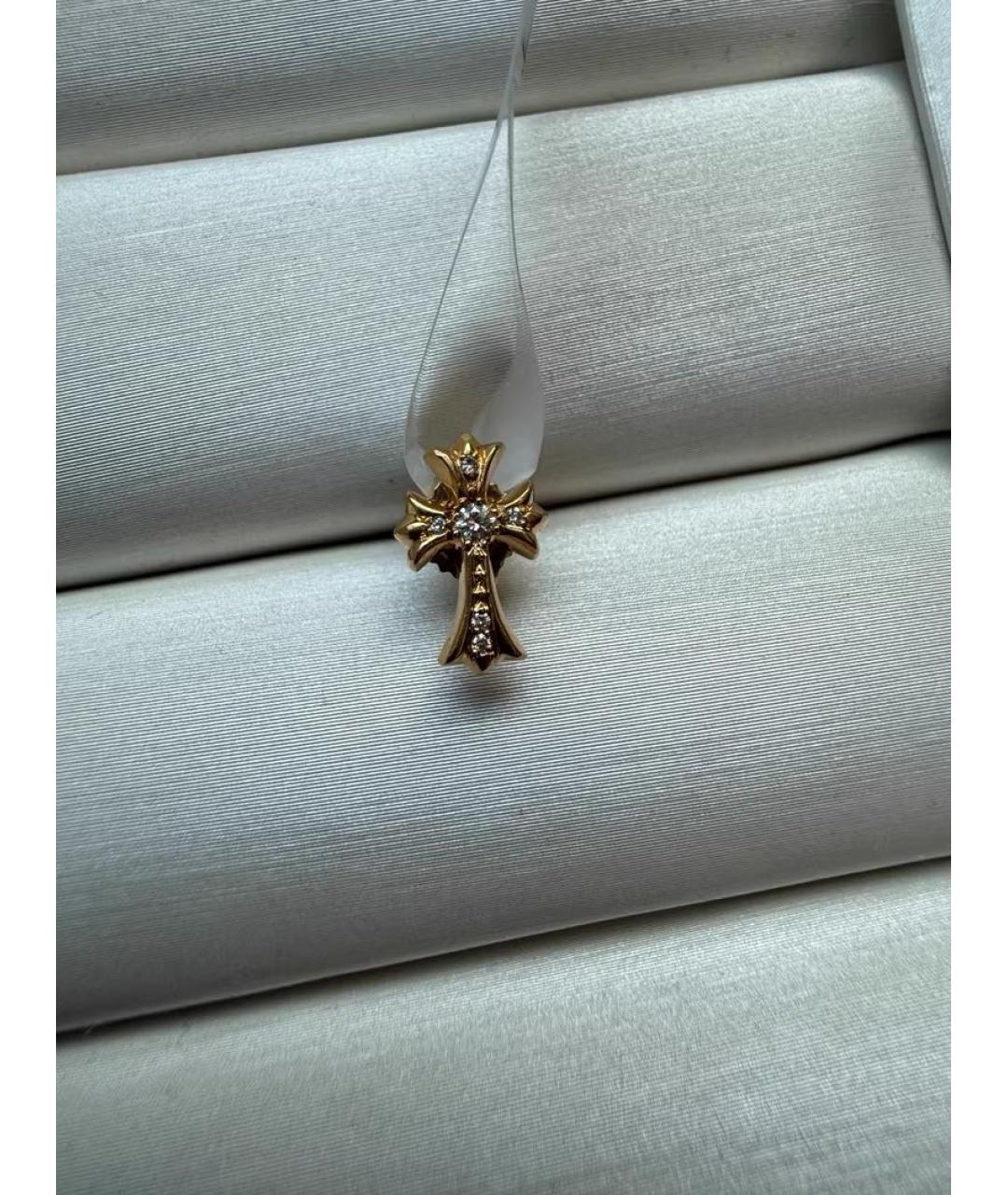 CHROME HEARTS Серьги из желтого золота, фото 3