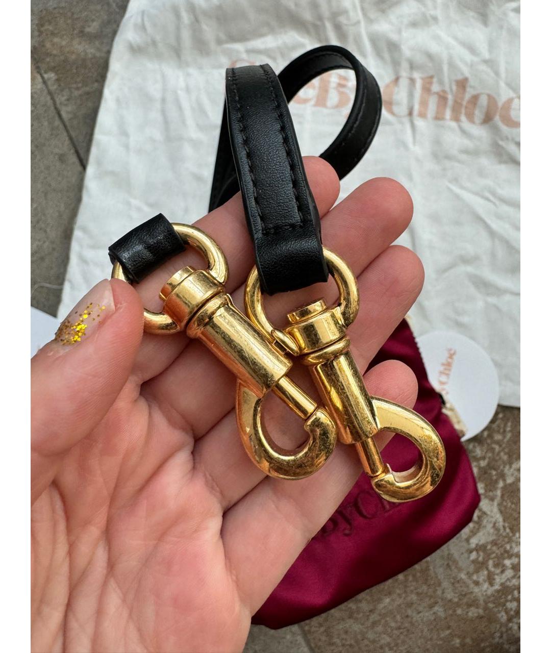SEE BY CHLOE Бордовая тканевая сумка через плечо, фото 5