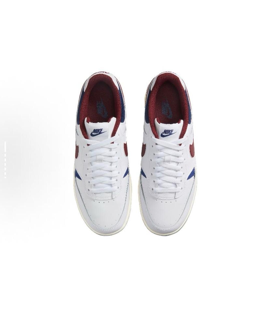 NIKE Белые кожаные низкие кроссовки / кеды, фото 4
